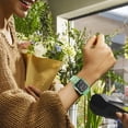 thumbnail image 5 of Clear Watch Band with Bumper Case Compatible for iWatch Series 10 46mm Women Men Girls, Silicone Jelly Transparent Soprts Strap with Clear Frame Cover for Apple Watch Series 10 46mm, Green, 5 of 5