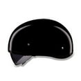 thumbnail image 7 of Daytona Helmets DS8-A ‘Skull Cap' Gloss Black Half Face Helmet with Inner Shield Black, 7 of 7