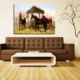 thumbnail image 3 of John Frederick Herring Jr. Painting A Horse Pigs Cows and Ducks Sporting and Equestrian Canvas Art Framed Horse Wall Art, 3 of 7