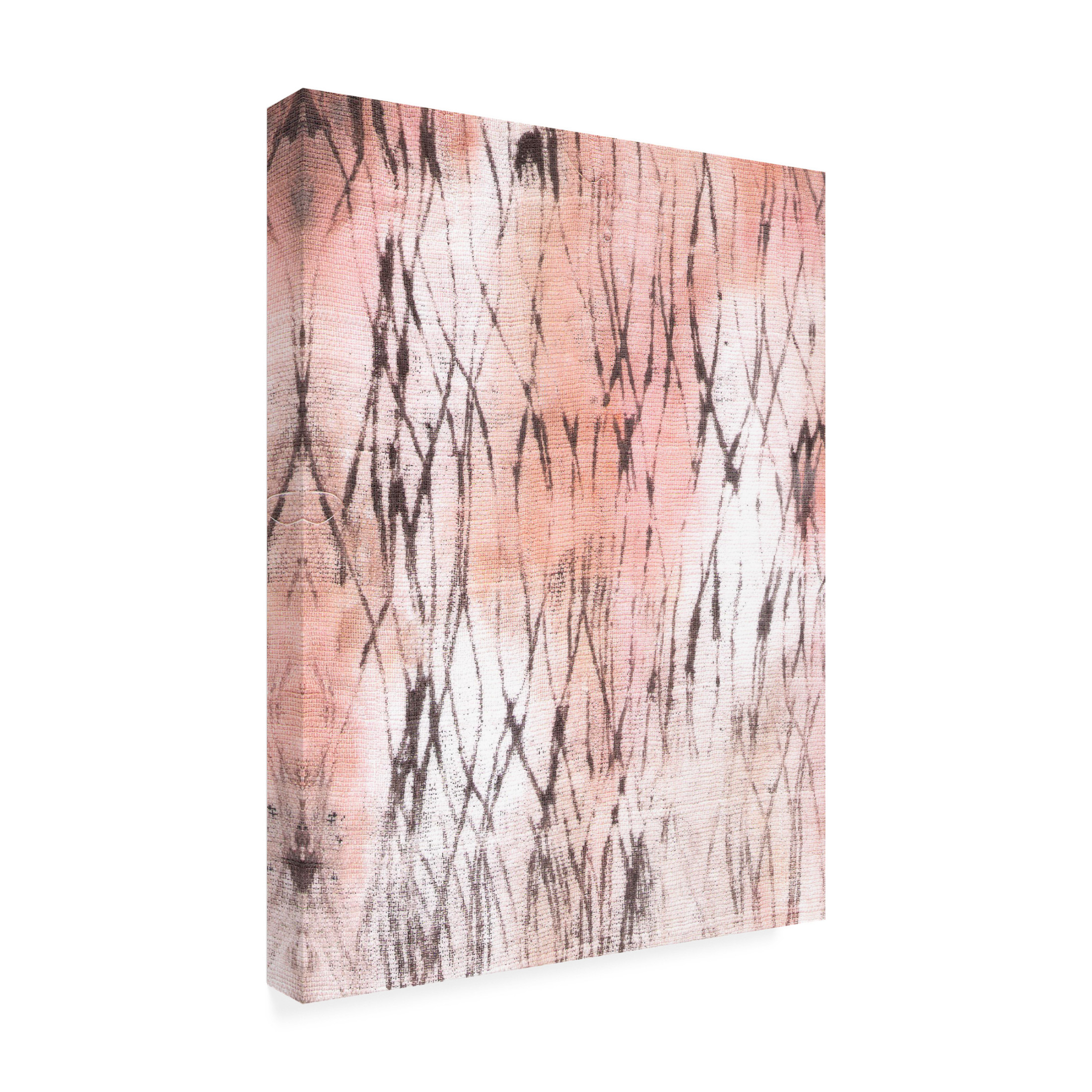 Canvas Wall Art - Maliq 'Blurred Lines' Wall Art for Living Room, Bedroom, or Office Décor by Trademark Fine Art - 14 x 19 Inches