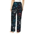 thumbnail image 3 of Xecao Joystick Gamepad Women's Straight Lounge Pajama Pants: The Epitome of Relaxed Sleepwear, 3 of 9