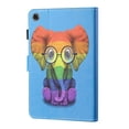 thumbnail image 4 of SaniMore Full Protective Case for Samsung Galaxy Tab A8 Case 10.5" 2022 SM-X200/X205, PU Leather Case Magnetic Clasp Card Slot Pen Holder Anti-slip Strip Auto Wake/Sleep Kickstand, Colorful Elephant, 4 of 9