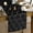 Black, variant on Sm:)e White Ghost Halloween Table Runner 13x72 Inch, Soft Plush Faux Fur Mantel Kitchen Dining Table Decor, Halloween Home Party Decor