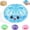 Blue, variant on Rare Style Sugar Dumpling Squishy,Glitter Squishies Dumpling, Slow Rising Stress Relief Squeeze Toys with Glitter, Kawaii Bun Shape Sensory Fidget Toys for Teens Adults, Anxiety Relief Desk Toys Gift