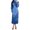 Light Blue Dress for Women, variant on Ygbgbb Women's High-end Pleated Waist Cinching Strap Design Evening Dress Dress (Dark Blue,XXL)