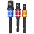 thumbnail image 1 of Socket Adapter 1/4in Hex Shank Square Head Extension Bit Tool Set Kit for Screwdriver, 1 of 5