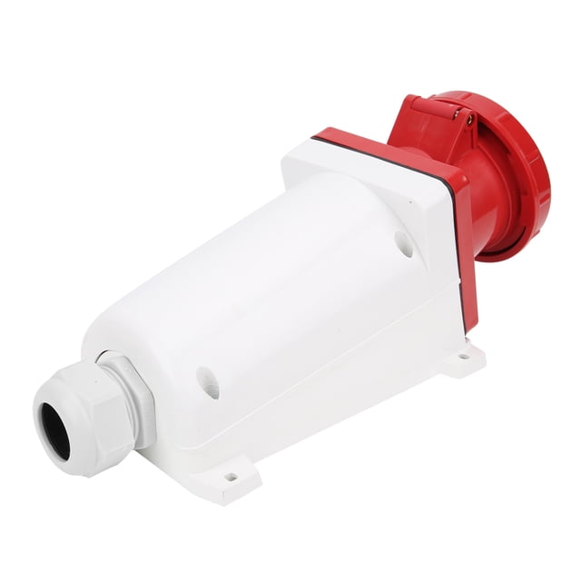 Mounted Socket, Wide Range Of Uses Industrial Socket Waterproof Strong Conductivity For Industrial Manufacturing For Humid Environments