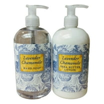 Greenwich Bay Lavender Chamomile Shea Butter Hand Soap & Lotion Set, 16oz 2 Pack