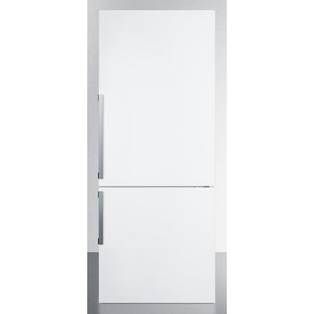 Summit Ffbf281 28  Wide 16.8 Cu. Ft. Energy Star Rated Bottom Mount Refrigerator - White