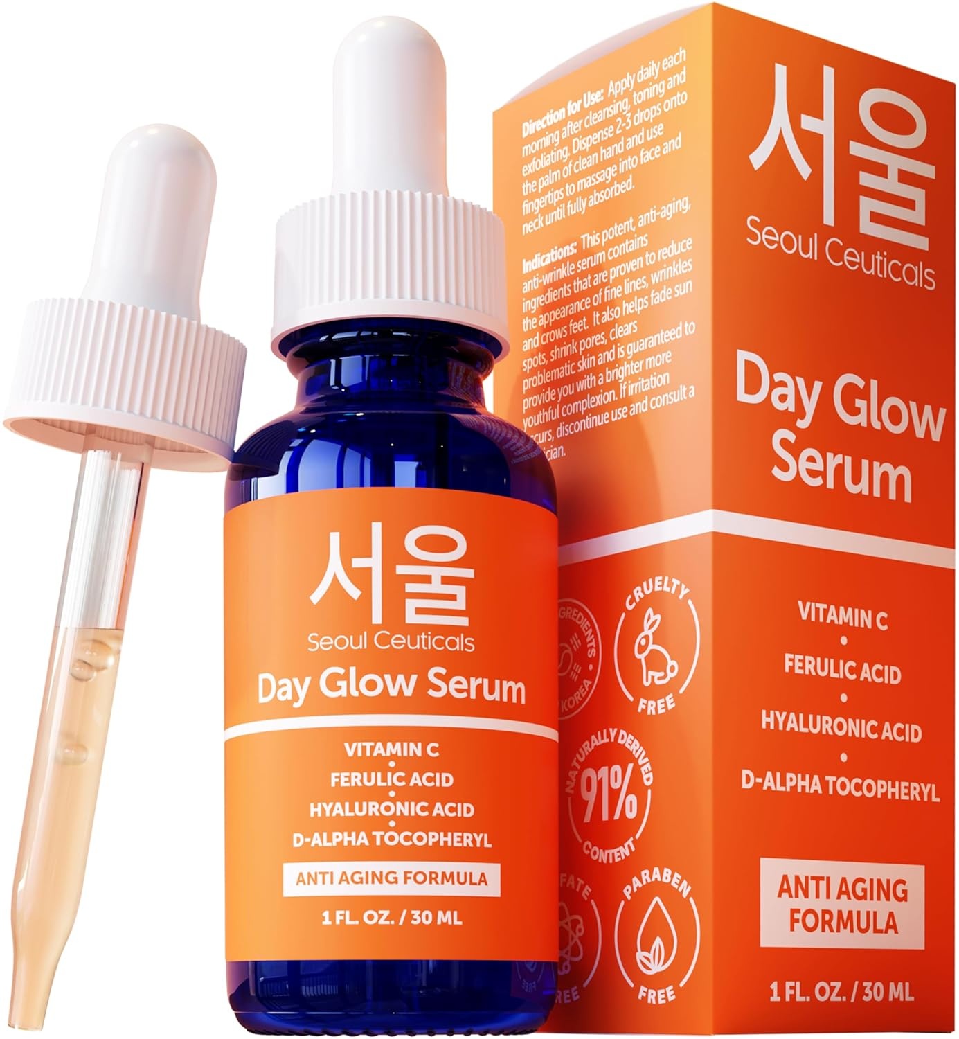 Seoul Ceuticals 20% Vitamin C Hyaluronic Acid Serum with CE Ferulic photo 1