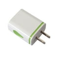 thumbnail image 1 of Plastic 2-Port USB Wall Charger - Water Drop LED, American Plug, 1.2A, Compact, For Phones/Tablets, 1 of 2
