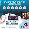 thumbnail image 3 of Portable Karaoke Machine for Kids with Bluetooth Speakers, 2 Wireless Microphones &amp; PA System, 3 of 9