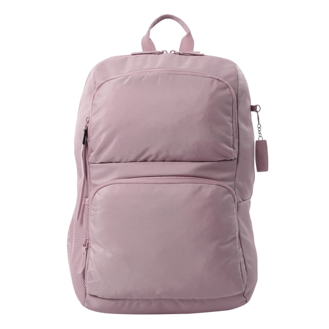 TOTTO Mochila Grande Porta Laptop 14 con Bolsillo para Botella | Escuela - Oficina - Viaje | 21 L CLOUD