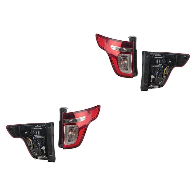 Par de Calaveras DEPO 2011 A 2015 Ford C/Leds 1 Par Claro