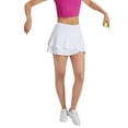 thumbnail image 6 of KOMOO Women Pleated Tennis Skirts High Waisted Quick-Drying Athletic Skirts with Pockets Shorts Running Workout Golf Skirts, 6 of 7