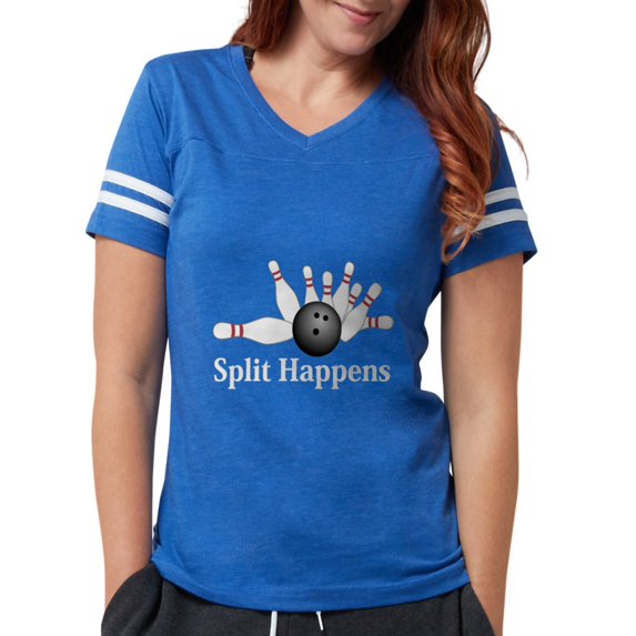CafePress - Split Happens Logo 2 Design F T Shirt - Womens Football Shirt
