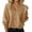 Khaki, variant on HNMKIU Women's Fashion Soft Plus Size V-Neck Solid Color Casual Pullover Sweater Comfortable Womens Cardigan Sweaters for Daily Wear Beige,L