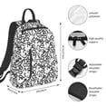 thumbnail image 2 of Yiaed Hand Drawn Snake Print Lightweight Backpack Travel Backpacks Hiking Daypack for Women Men, 2 of 5
