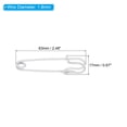 thumbnail image 2 of Uxcell Épingles de Sûreté 2,48 Pouces Grandes Épingles à Coudre en Métal Blanches 20 Pcs, 2 of 5