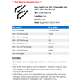 thumbnail image 2 of Rear Control Arm Set - Compatible with 2013 - 2017 Ford Escape 2014 2015 2016, 2 of 2