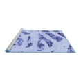 thumbnail image 2 of Ahgly Company Machine Washable Indoor Rectangle Abstract Blue Modern Area Rugs, 6' x 9', 2 of 4