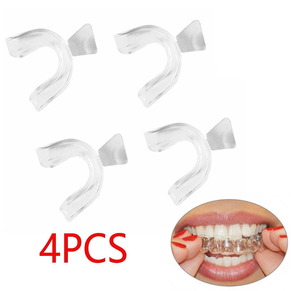 4PCS Silicone Mouth Guard Night Sleep Teeth Clenching Grinding Dental ...