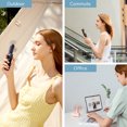 thumbnail image 4 of JISULIFE Handheld Mini Fan, 3 IN 1 Hand Fan, Portable USB Rechargeable Small Pocket Fan, Battery Operated Fan [14-21 Working Hours] with Power Bank, Flashlight Feature for Women,Travel,Outdoor, 4 of 7