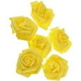 thumbnail image 2 of WASHWEPE Artificial Roses Yellow For Wedding Decoration 50Pcs 1.1X0.8X0.8In, 2 of 3