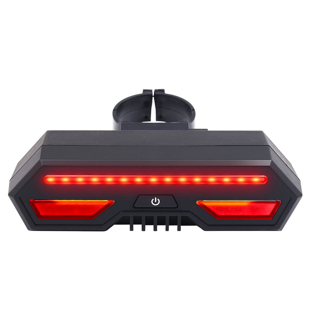 1/2/5X LED Bike Tail Light USB Rechargeable Bicycle Riding Rear Warning Lamp ST 