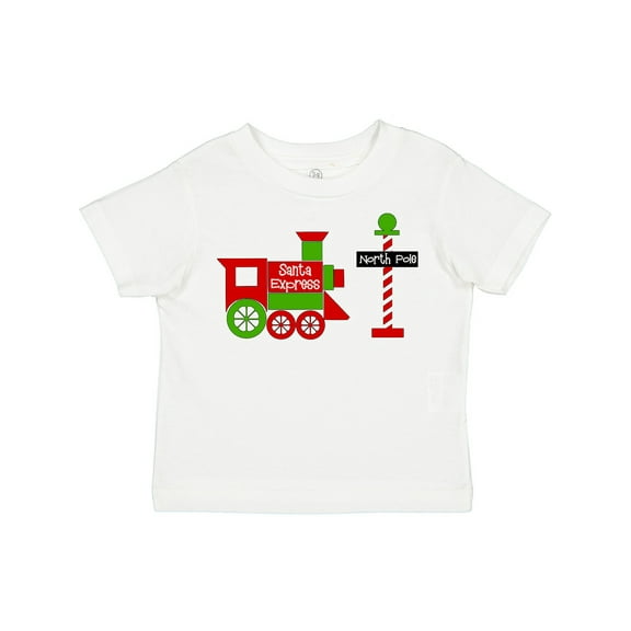 Inktastic Christmas Santa Express Train to the North Pole Boys or Girls Toddler T-Shirt