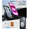 thumbnail image 5 of Temdan Magnetic Compatible with iPhone 16 Pro Max Case, [Built-in Invisible Kickstand][Compatible with MagSafe] [Military Grade Shockproof] Slim Thin Phone Case for iPhone 16 Pro Max 6.9" ,Gray, 5 of 5