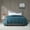 Teal#1, variant on Teal King Size Down Alternative Blanket with Satin Trim - Lightweight 18Oz Polyester Throw Blanket 108"X90" - Hypoallergenic & Oeko-Tex Certified
