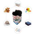 thumbnail image 7 of Yayeee Freestanding Laundry Hamper with Handle Collapsible Large Storage Basket for Clothes, Vibrant Flowers, 7 of 7