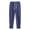 Navy, variant on Men Drawstring Waist Linen Straight Ankle Pants Side Traditional Frog Buttons Crinkle Breathable Oriental Style Vacation Casual Trousers Black XXXXXL