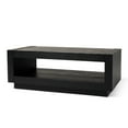 thumbnail image 1 of Maven Lane Artemis Contemporary Wooden Coffee Table in Refined Black Finish, 1 of 6