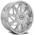 thumbnail image 2 of 22x9.5 Azara AZA-510 Nano Chrome Wheel 6x135/6x5.5 (25mm), 2 of 2
