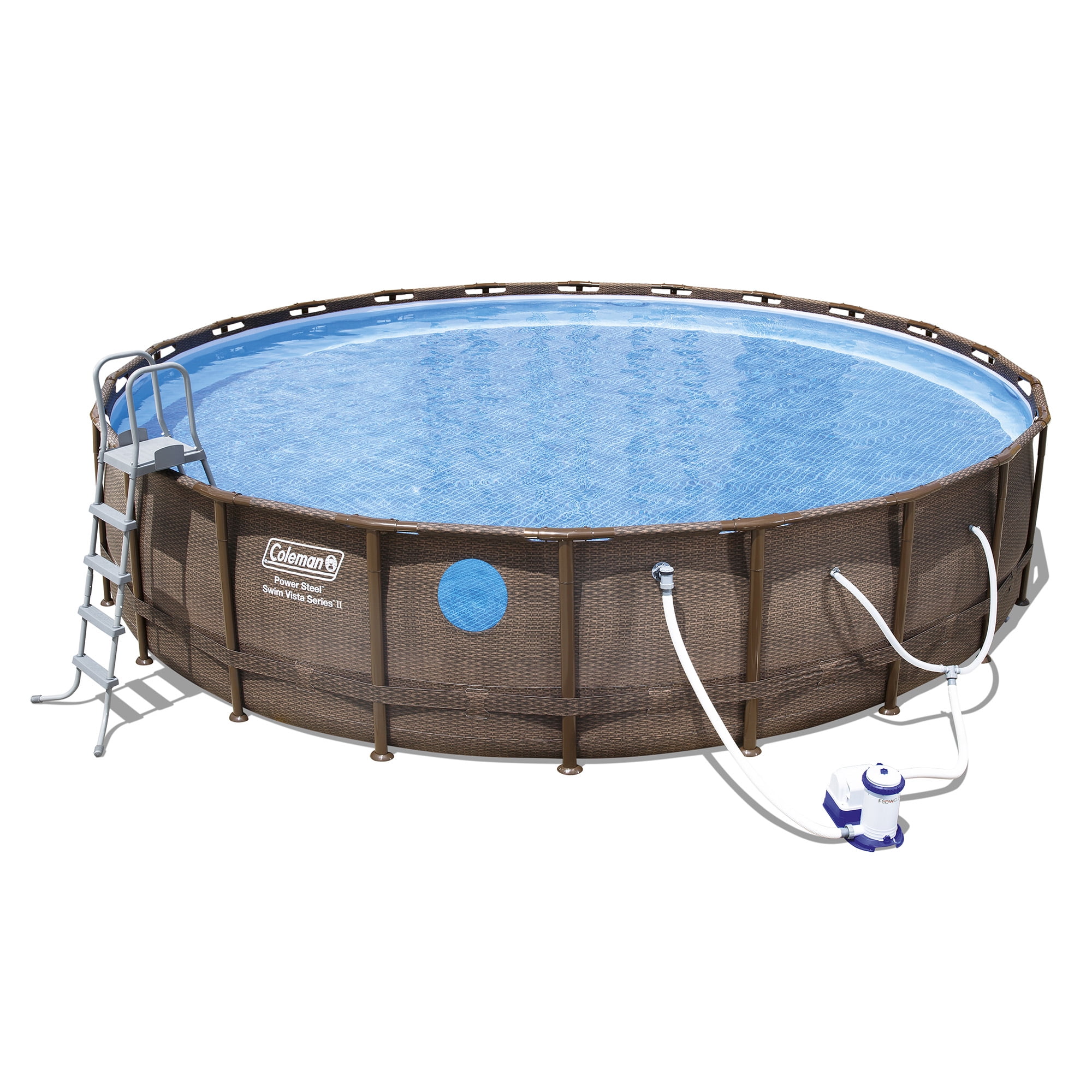 Coleman 22'x52" Swim Vista II Pool Set with Pump, Ladder and Cover
