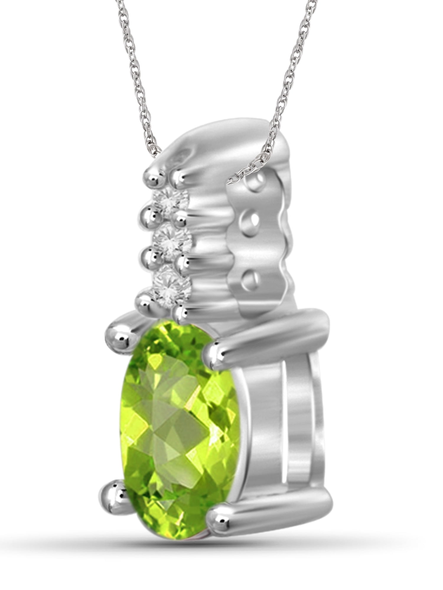 Jewelersclub 0.25 Ctw Peridot Gemstone &