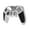 White + Black, variant on Huanledash Protective Case Soft Silicone Dustproof Thumb Grip Cover Protector for PS5 Controller