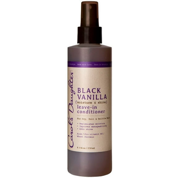 Carols Daughter Black Vanilla Leave-In Conditioner, Moisture & Shine 8 oz (Pack of 2)