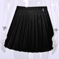 thumbnail image 4 of Fesfesfes Women Skirt Cute Pattern Skirt Thin Short Side Zipper Pleated Skirt Clothes Sale, 4 of 9