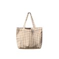 thumbnail image 4 of Bolsa de tela Para compras Ndcxsfigh grande a cuadros Para Picnic viaje moda Para mujer, 4 of 8