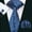Royal Blue 1545, variant on Mens Gift Set with NeckTie, Square, Cufflinks and Clip in Gift Box