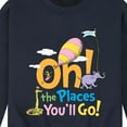 thumbnail image 3 of Dr. Seuss - Oh! The Places You'll Go - Men's Crew Neck Fleece Pullover, 3 of 6