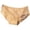 Beige, variant on Underwear Women No Show Thong V-Waisted Stretch Seamless No Show Panties Summer Workout Clothing Beige One Size