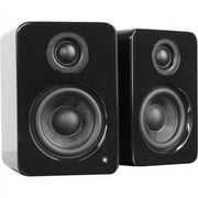Kanto Living YU2 Powered Desktop Speakers, Gloss Black