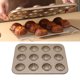 thumbnail image 5 of Molde Para Hornear De 12 Cavidades, En Forma De Concha, Fácil Liberación, Bandeja Multifuncional Para Cupcakes, Acero Al Carbono Para Galletas, Pasteles, Chocolate, Fiestas, 5 of 7