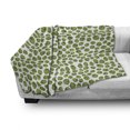 thumbnail image 3 of Green and White Soft Flannel Fleece Throw Blanket, Fresh Healthy Food Theme Graphic Artichoke Pattern Vegetarian Diet, Cozy Plush for Indoor and Outdoor Use, 50" x 60", Green and White, by Ambesonne, 3 of 6
