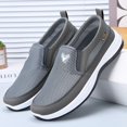 thumbnail image 5 of AUDeals Men's Orthopedic Sneakers, Mesh Slip On Walking Shoes with Breathable Comfort for Hiking and Work Use (Grey, 8.5), 5 of 8