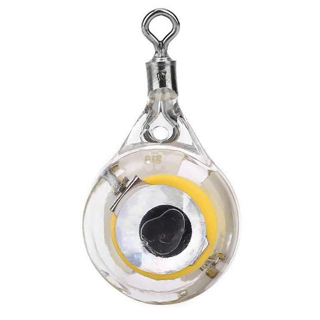 8Uds. Señuelo Led Iluminado Mini Alimentado Por Batería Para Agua De Mar Agua Dulce Rojo 10 Piezas